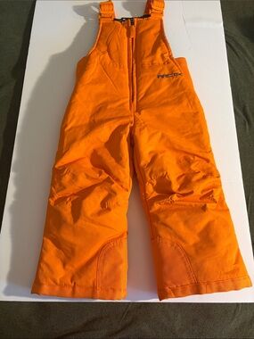 Arctix Bright Orange Kids Insulated Snow Overalls